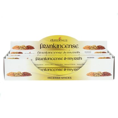 Picture of Set of 6 Packets of Elements Frankincense and Myrrh Incense Sticks 