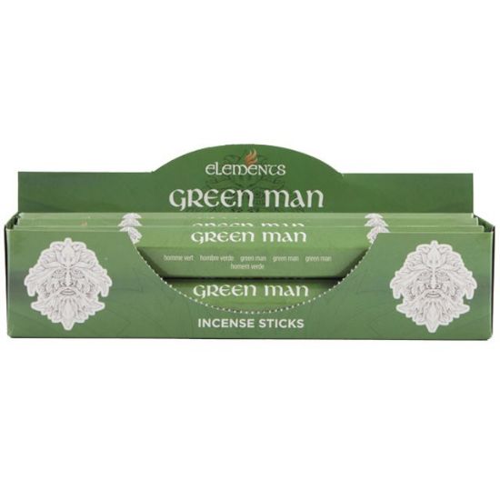 Picture of Set of 6 Packets of Elements Green Man Incense Sticks