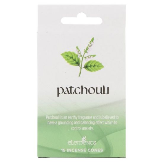 Picture of Set of 12 Packets of Elements Patchouli Incense Cones