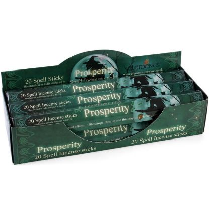 Picture of Set of 6 Packets of Prosperity Spell Incense Sticks by Lisa Parker