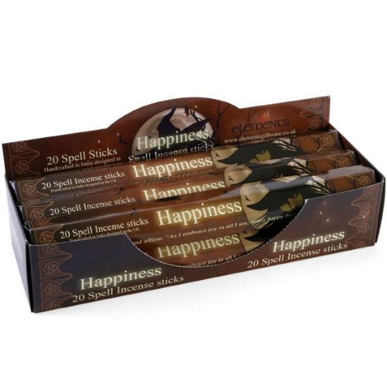 Picture of Set of 6 Packets of Happiness Spell Incense Sticks by Lisa Parker