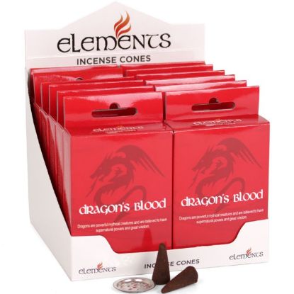 Picture of Set of 12 Packets of Elements Dragon's Blood Incense Cones