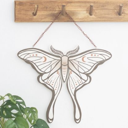 Picture of Luna Moth Hanging Sign