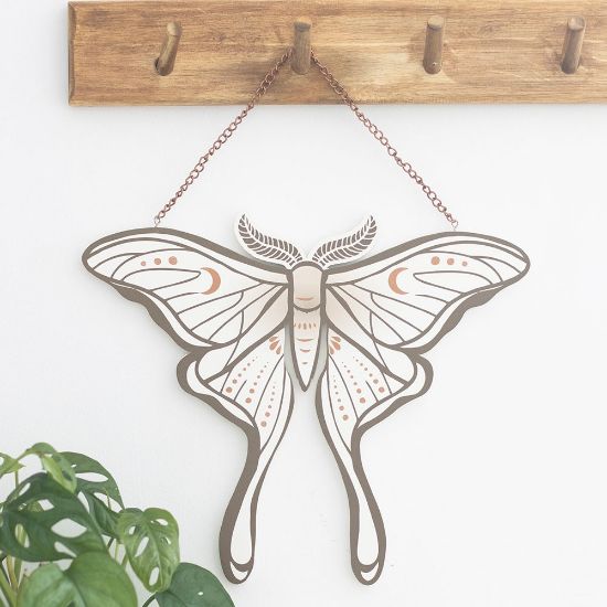 Picture of Luna Moth Hanging Sign