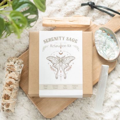 Picture of Serenity Sage Relaxation Smudge Kit