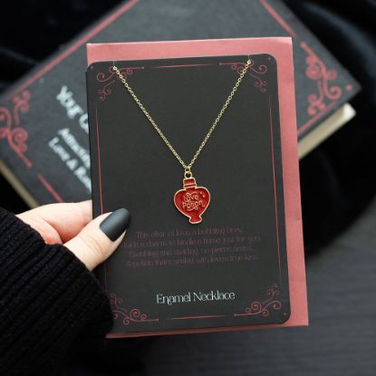Picture of Love Potion Enamel Necklace Card