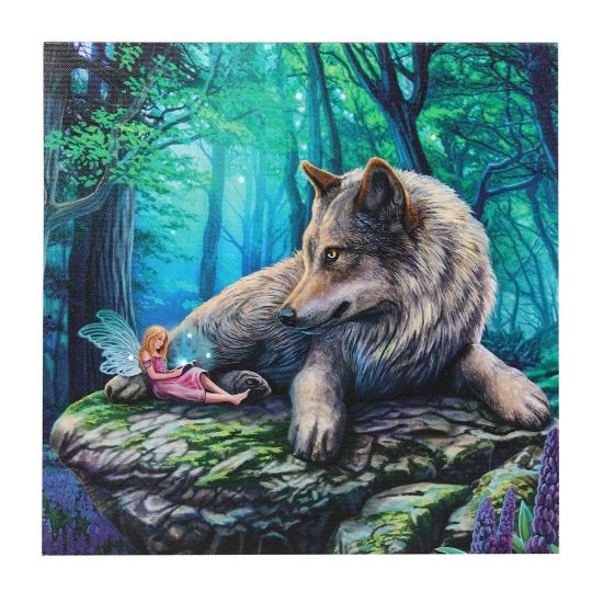 Picture of Fairy Stories Light Up Canvas Plaque by Lisa Parker