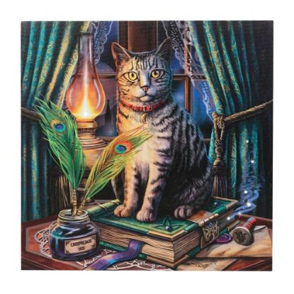 Picture of Book of Shadows Light Up Canvas Plaque by Lisa Parker