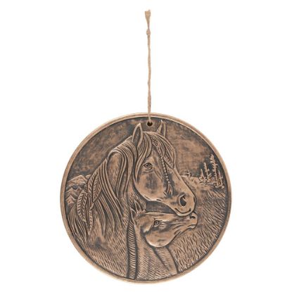 Picture of Bronze Terracotta 'Apache' Plaque By Lisa Parker