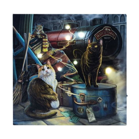 Picture of Witchwood Express Light Up Canvas Plaque by Lisa Parker