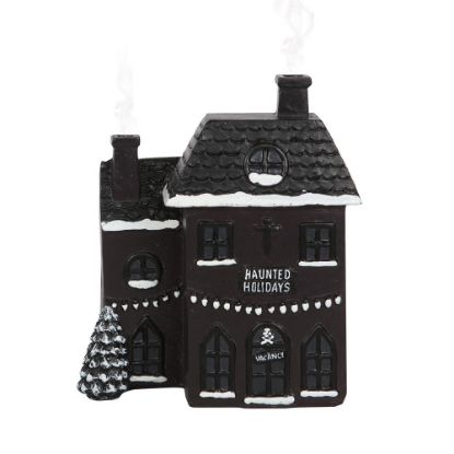 Picture of Haunted Holiday House Incense Cone Burner