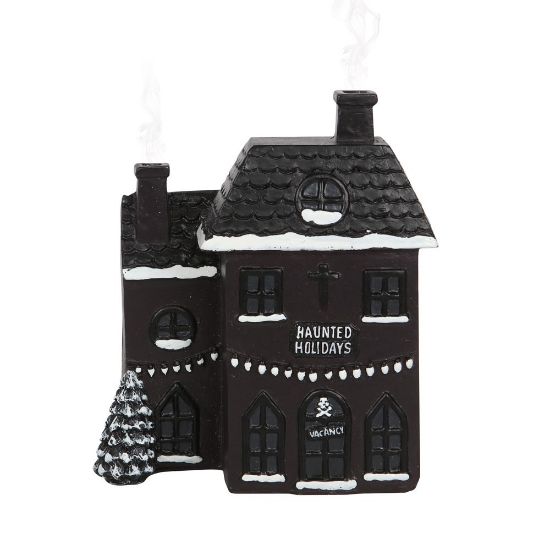 Picture of Haunted Holiday House Incense Cone Burner