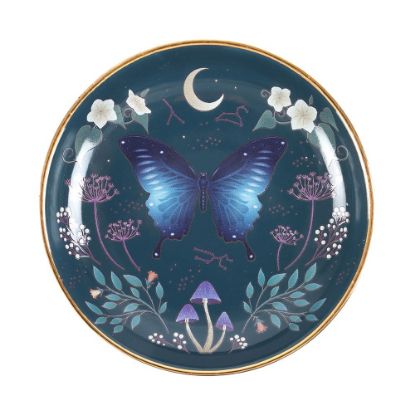 Picture of Round Midnight Moth Trinket Dish