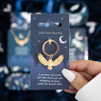 Picture of Night Owl Metal Keyring