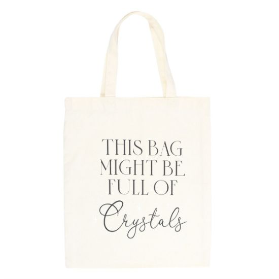 Picture of Full of Crystals Polycotton Tote Bag