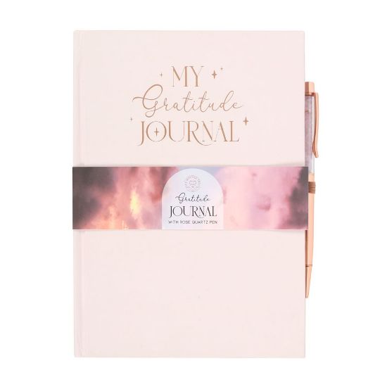 Picture of Gratitude Journal with Rose Quartz Pen