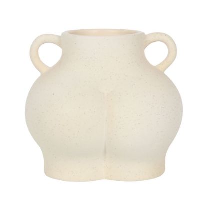 Picture of Cream Speckle Bum Plant Pot