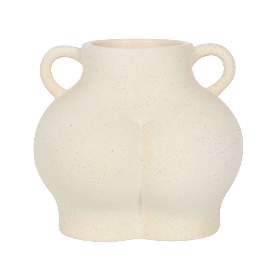 Picture of Cream Speckle Bum Plant Pot