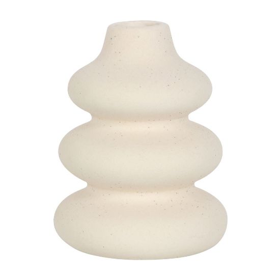 Picture of Cream Speckle Single Stem Vase