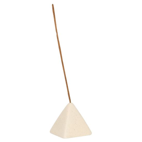 Picture of Cream Speckle Pyramid Incense Stick Holder