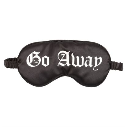 Picture of Go Away Gothic Satin Sleep Mask