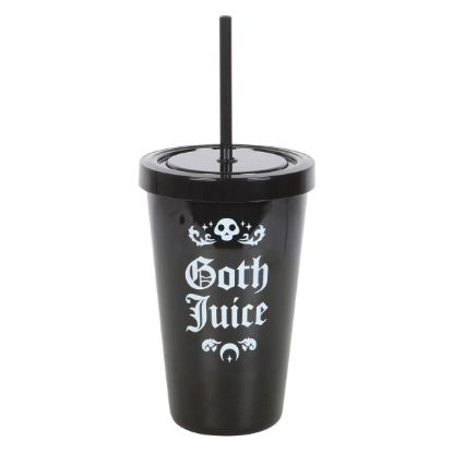 Picture of Goth Juice Plastic Tumbler with Straw