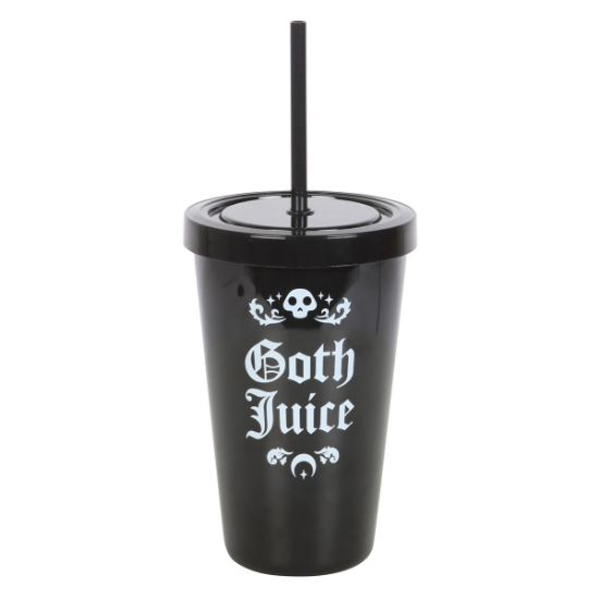 Picture of Goth Juice Plastic Tumbler with Straw