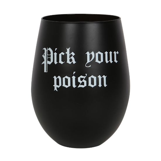 Picture of Pick Your Poison Stemless Wine Glass