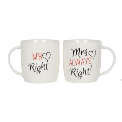 Picture of Set of 2 Mr & Mrs Mugs