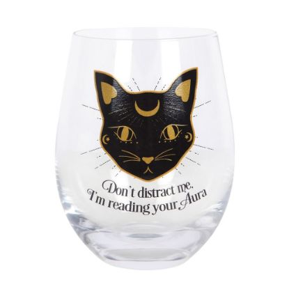 Picture of Reading Your Aura Stemless Wine Glass
