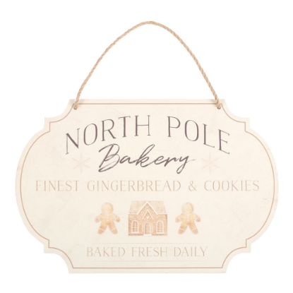 Picture of North Pole Bakery Hanging Sign