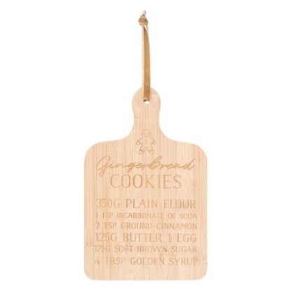 Picture of Gingerbread Cookies Bamboo Serving Board