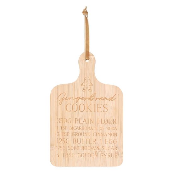 Picture of Gingerbread Cookies Bamboo Serving Board