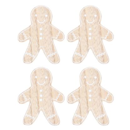 Picture of Gingerbread Man Coaster Set