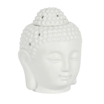 Picture of White Buddha Head Oil Burner