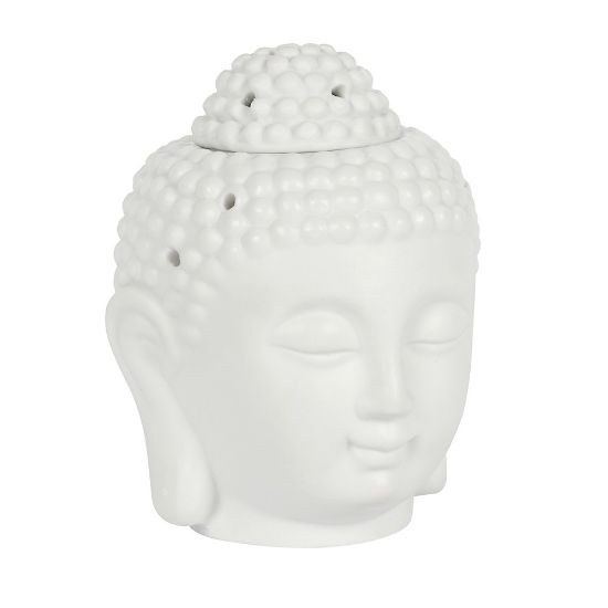 Picture of White Buddha Head Oil Burner