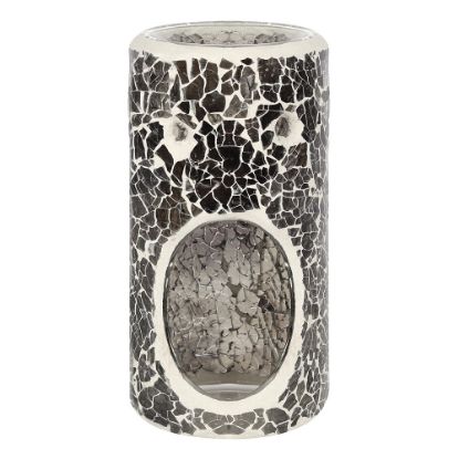 Picture of Pillar Gunmetal Grey Crackle Oil Burner