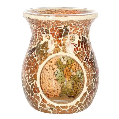 Picture of Large Brown Crackle Oil Burner