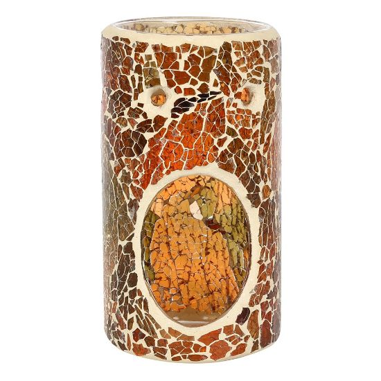 Picture of Pillar Brown Crackle Oil Burner
