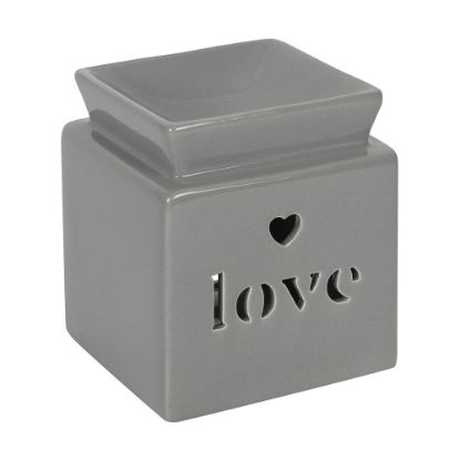 Picture of Grey Love Cut Out Oil Burner