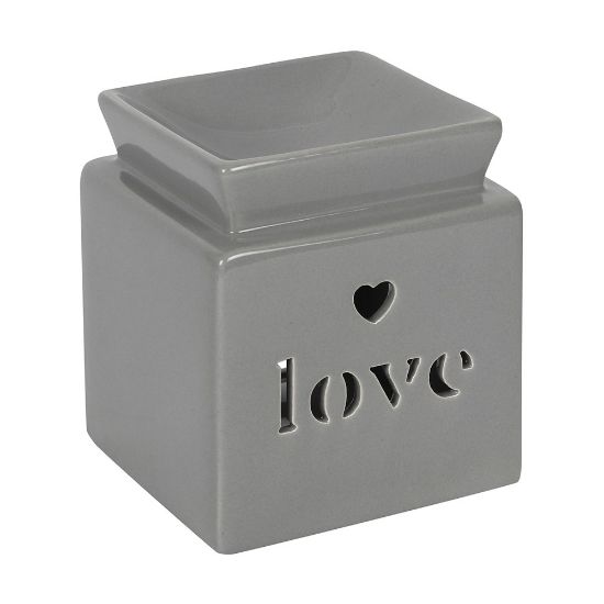 Picture of Grey Love Cut Out Oil Burner