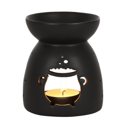 Picture of Black Cauldron Cut Out Oil Burner