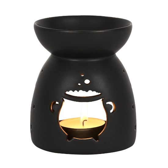 Picture of Black Cauldron Cut Out Oil Burner