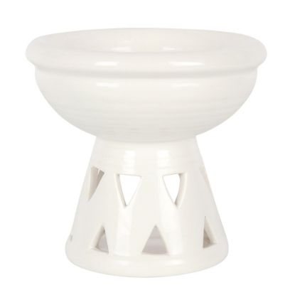 Picture of Off White Deep Bowl Oil Burner