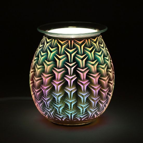 Picture of 3D Geometric Light Up Electric Oil Burner