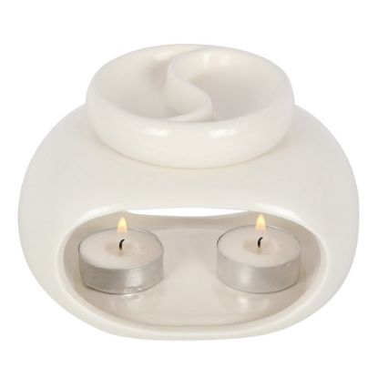 Picture of Off White Double Oil Burner