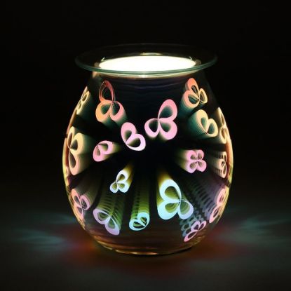 Picture of 3D Flower Petal Light Up Electric Oil Burner