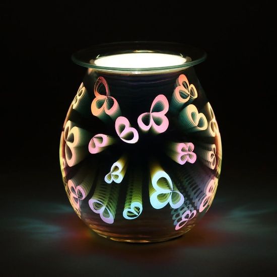 Picture of 3D Flower Petal Light Up Electric Oil Burner