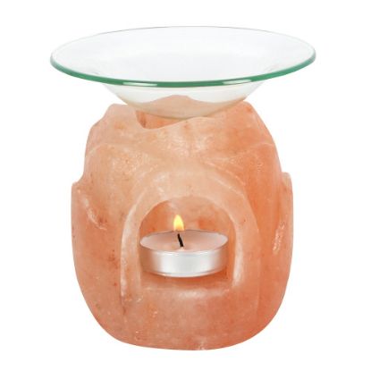 Picture of Lotus Flower Shaped Himalayan Salt Oil Burner
