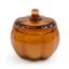 Picture of 12cm Vanilla Glass Pumpkin Candle